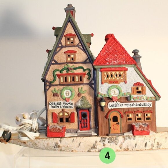 Dept 56 North Pole Obbie’s Books Letrinka’s Candy 56243 Heritage Village - Picture 4 of 4